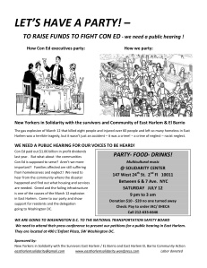 Fund raising party Con Ed A-1